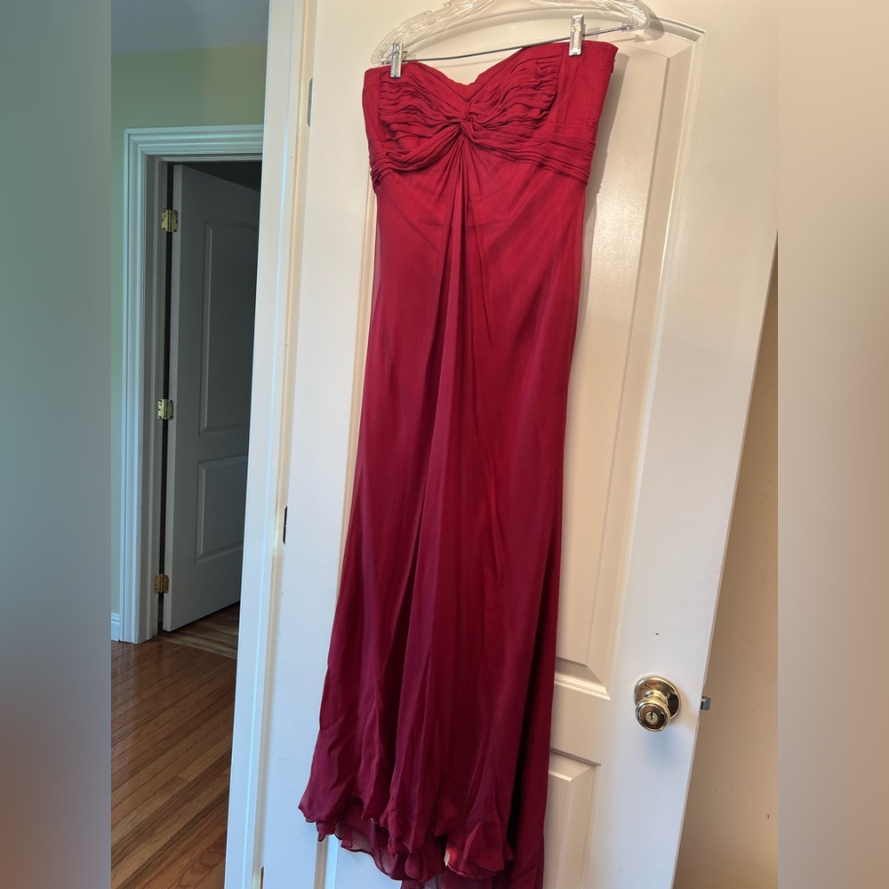 Laundry by Design Red Strapless Gown